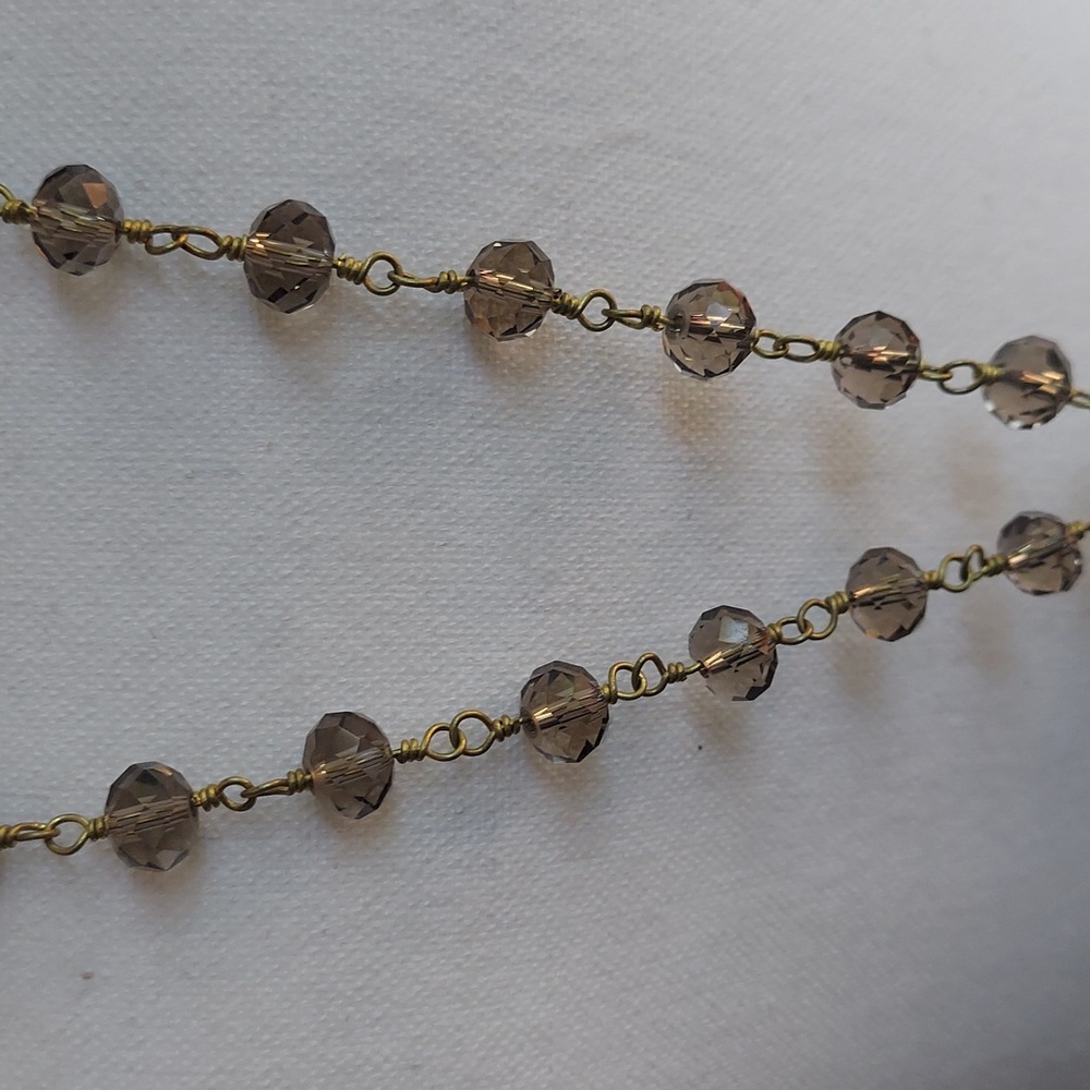 Gold Cross Pendant Necklace - Picture 3 of 4